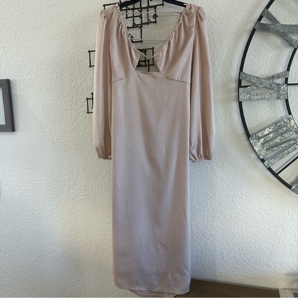 SERENETTE Tie-Back Midi Dress - NWOT - M - Picture 5 of 9